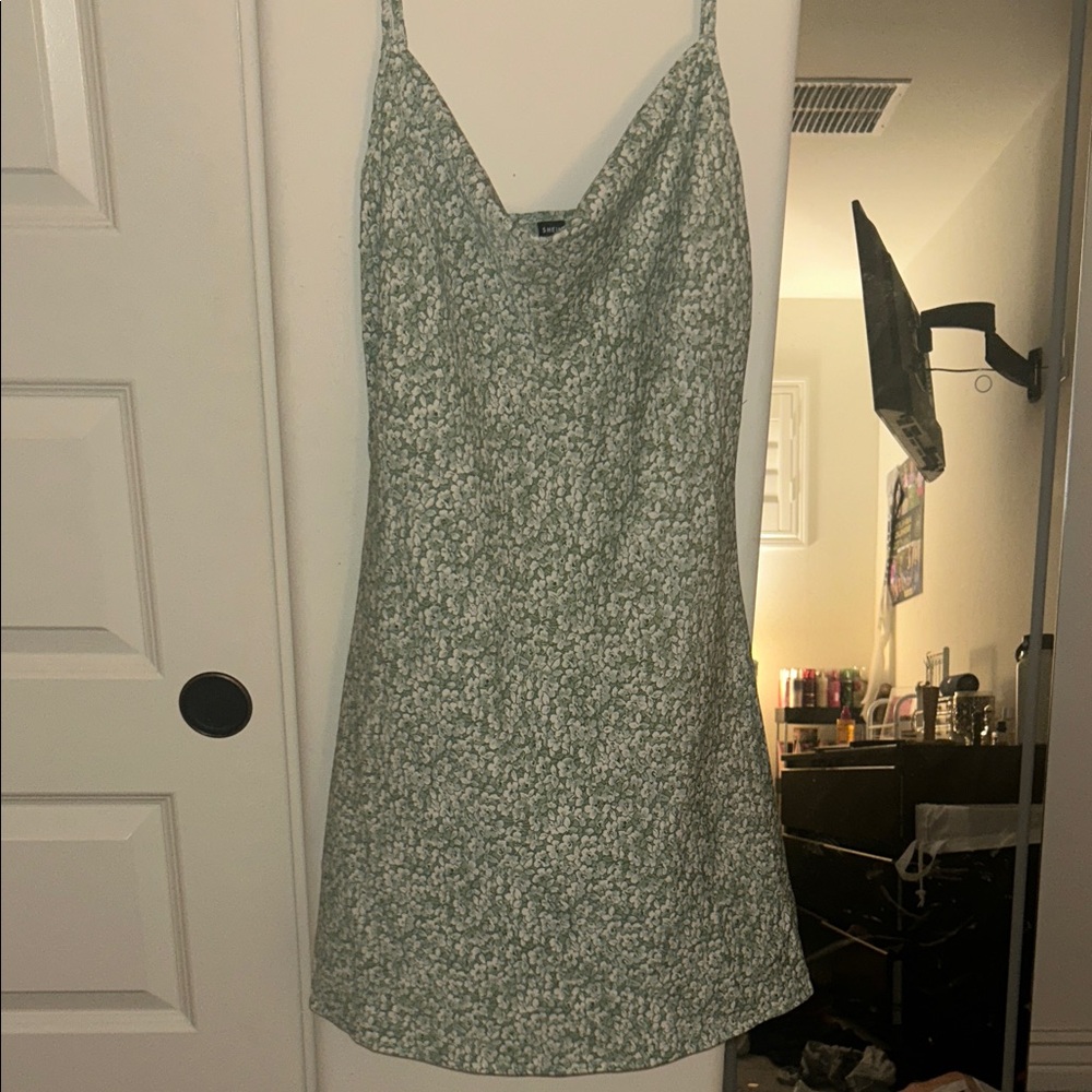Floral Green Dress